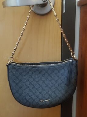 Nine West Black Chain Shoulder Bag